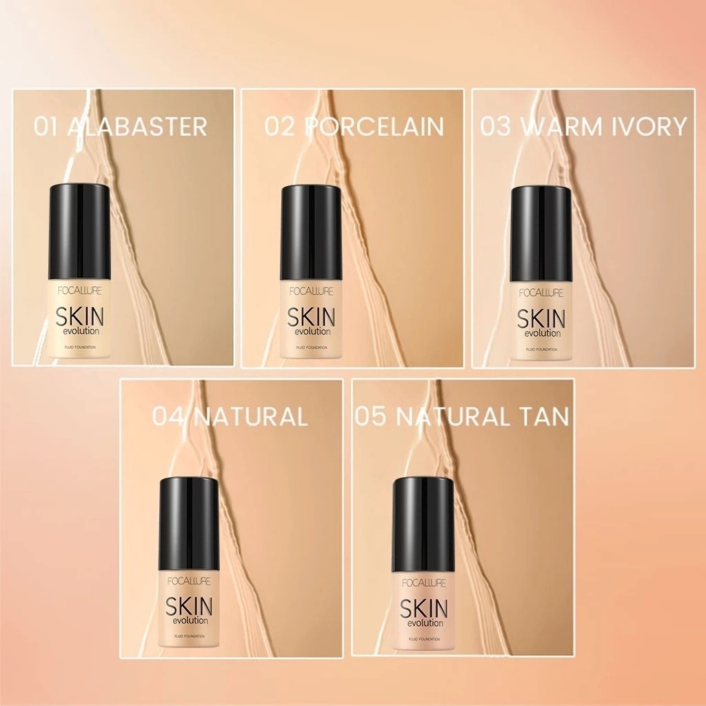 Focallure Fluid Foundation Fa-30 - Full Coverage Oil-Control Fluid Foundation Focallure