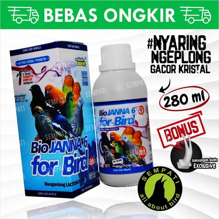 [ burj9iil1v ] || B6 250 Ml Biojanna Biojana 6 Bio Janna Jana For Bird Vitamin Burung - FRE GTG BUAH