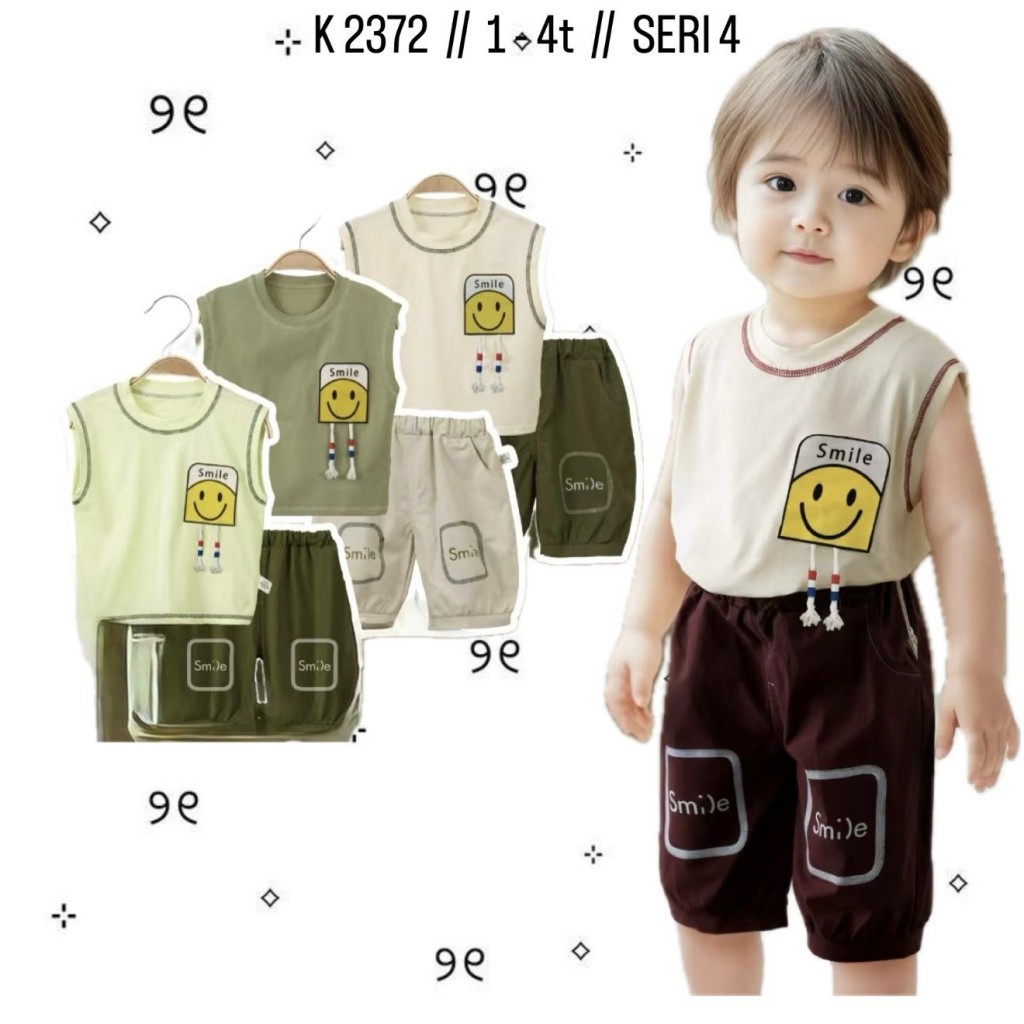 SETELAN ANAK COWO IMPORT K2372