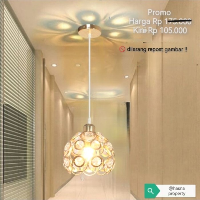 LAMPU HIAS VARIASI RUMAH MINIMALIS LAMPU CRYSTAL LAMPU GANTUNG KRISTAL LAMPU HIAS RUMAH