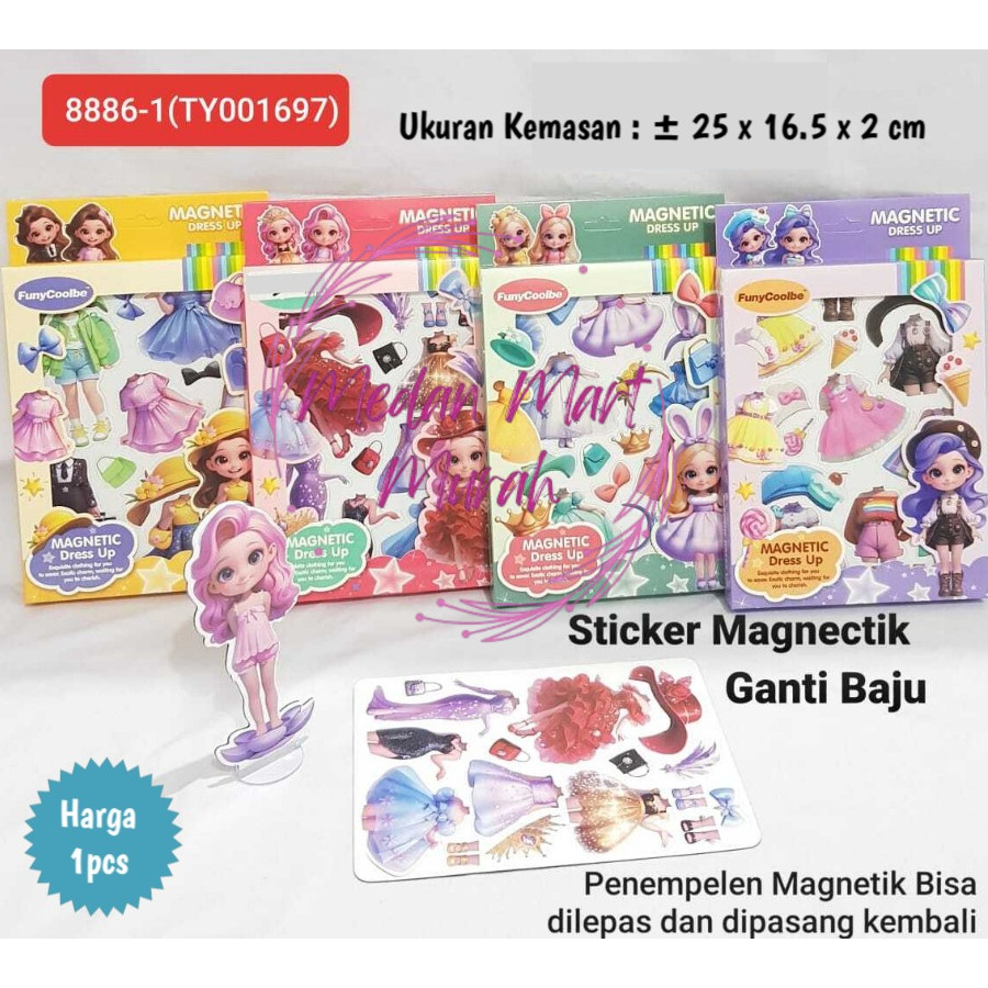 Mainan Magnetic Doll Kimmi And Friends / Mainan Boneka Magnetic