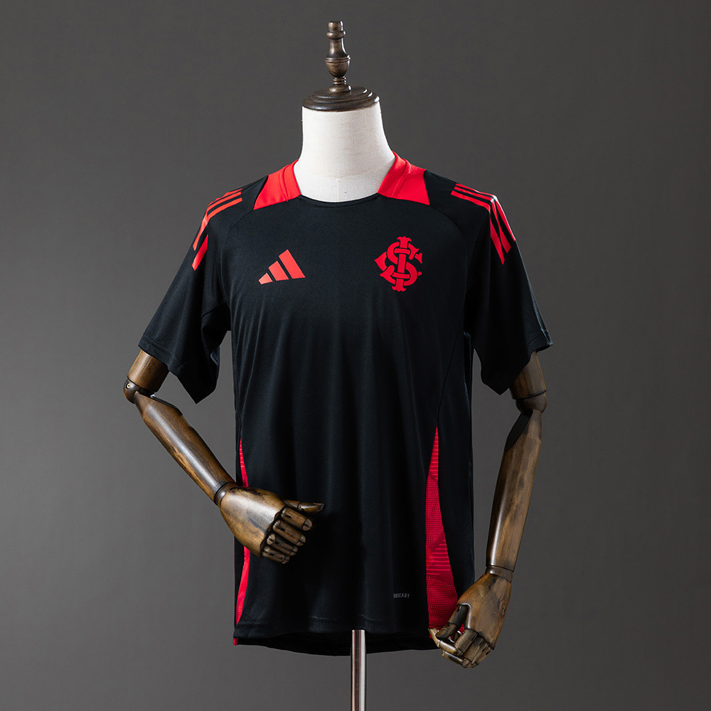 Jersey Internacional 25/26 Training Suit Black T shirt pria