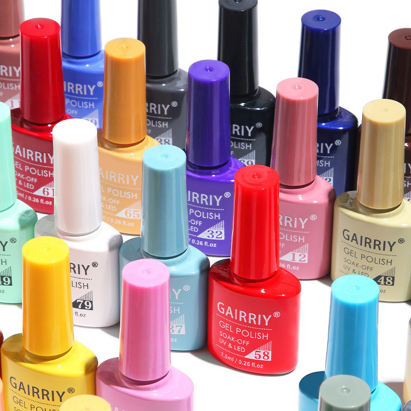 ZenaBeauty - 1 Set Kutek UV Gel GAIRRIY 7,5ml isi 12 warna