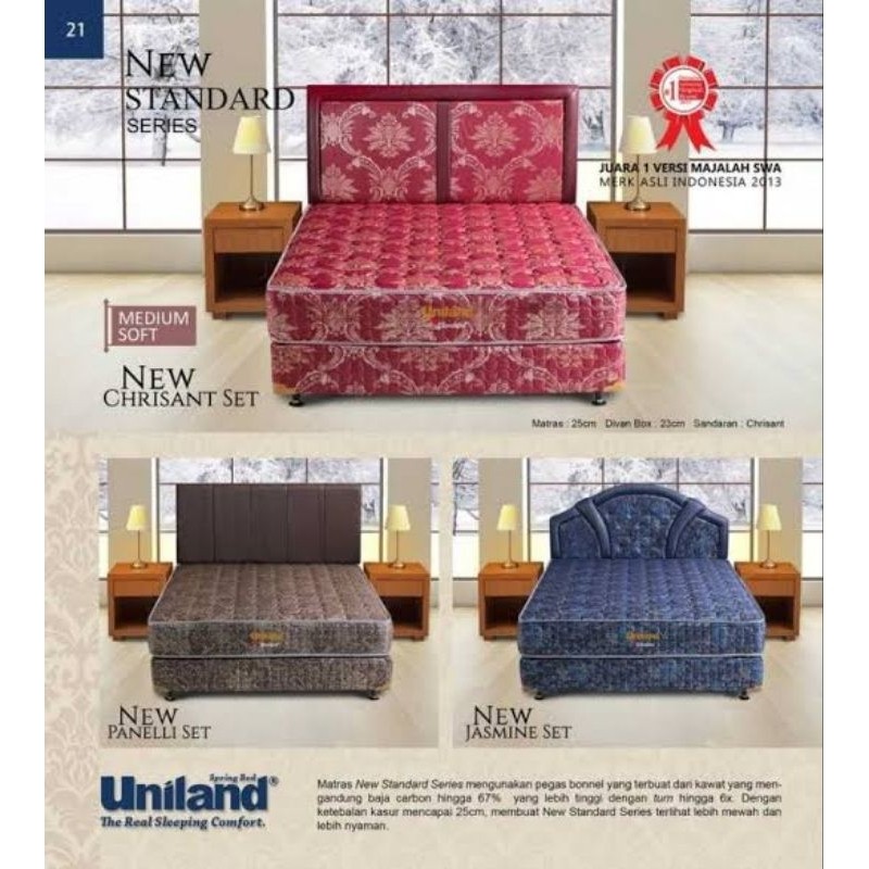 (KHUSUS BOGOR) FULL SET SPRINGBED KASUR RANJANG UNILAND MURAH