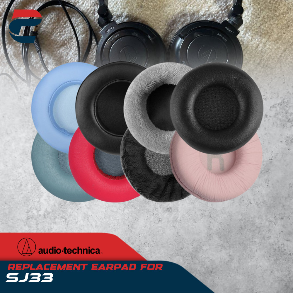 Earpad Busa Cushion Pad Ear Pad Audio Technica ATH-SJ33 ATH SJ 33 Busa Foam Bantalan