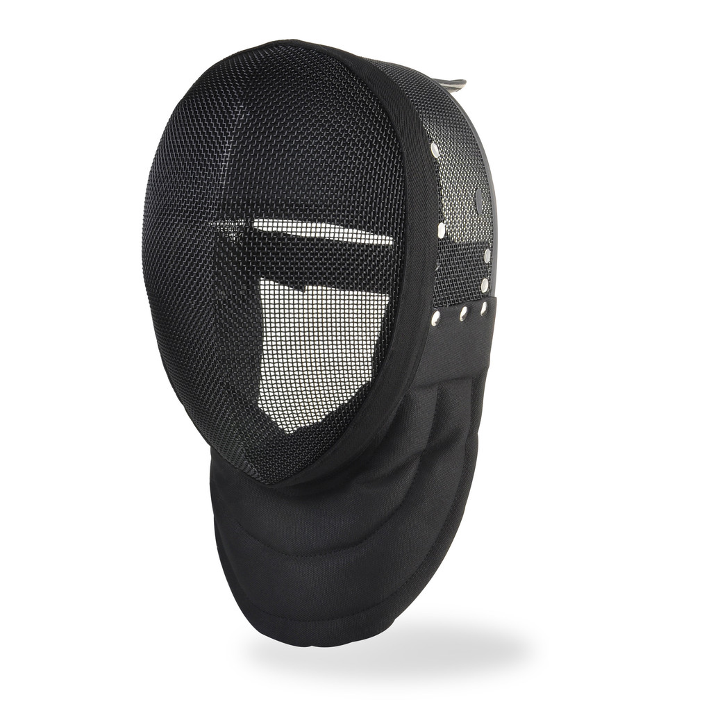 fencing gears, HEMA mask fencing master mask with detaable lining, full black 350NW, fencing equipme
