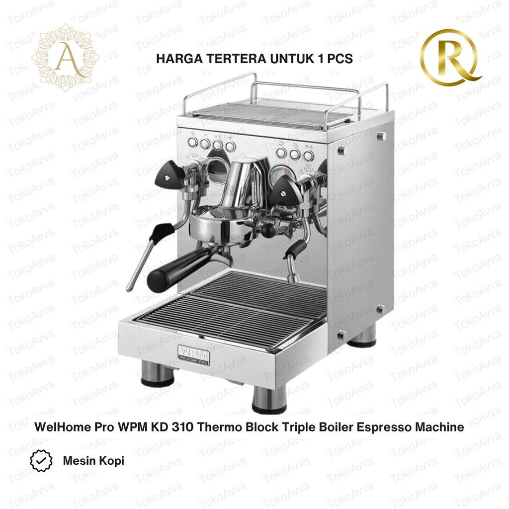WelHome Pro WPM KD 310 Thermo Block Triple Boiler Espresso Machine