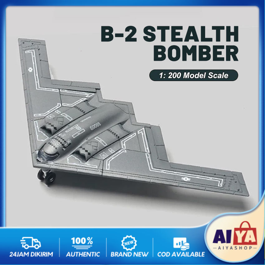 B-2 Spirit Plane Model Kit / Mainan Pesawat B-2 Spirit Stealth / DIY Model Pesawat Bomber Stealth / 