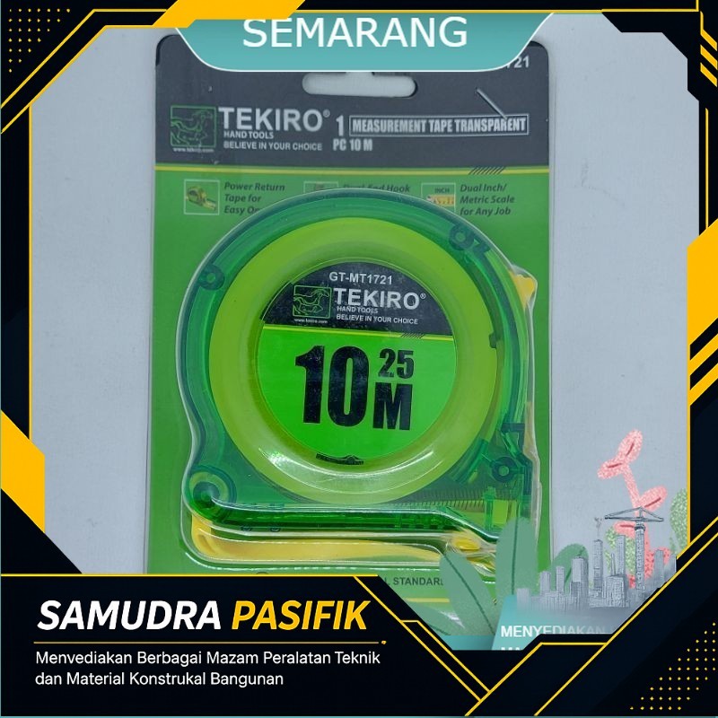 (BRSP) METERAN MURAH METERAN TEKIRO 10meter GT-MT1721