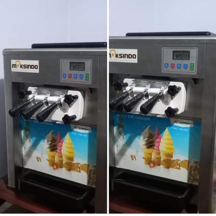 Mesin Es Krim Eskrim Ice Cream 3 kran  Maksindo ICM919