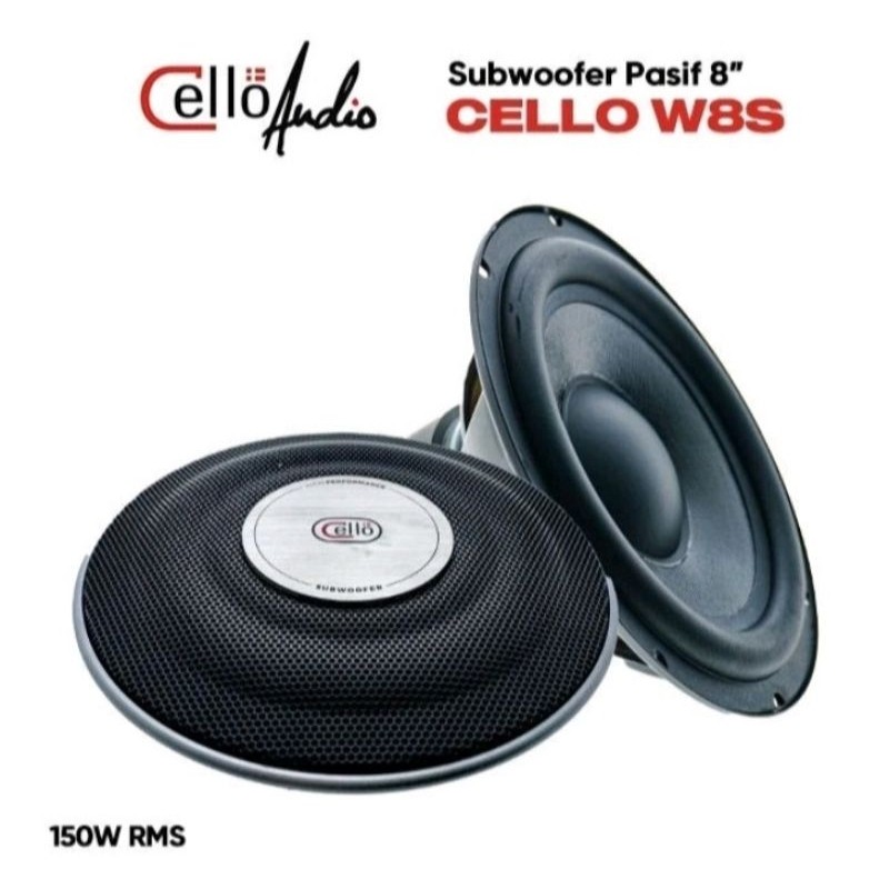 Subwoofer cello W8s 8 inch