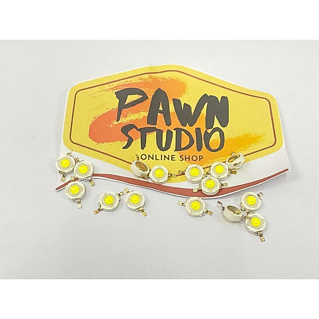 LED HPL 1 watt 1w putih white 60mm  lampu senter led 1w putih bagus