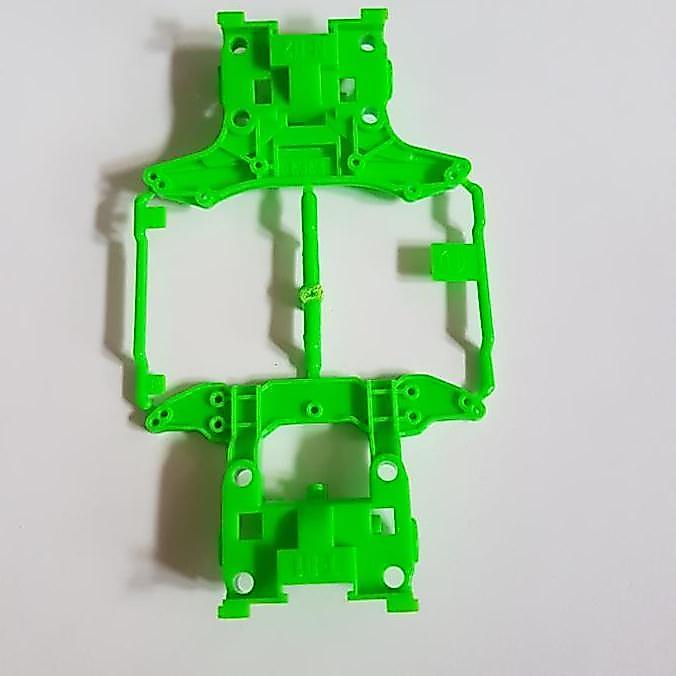 tamiya NT02 CHASIS warna green