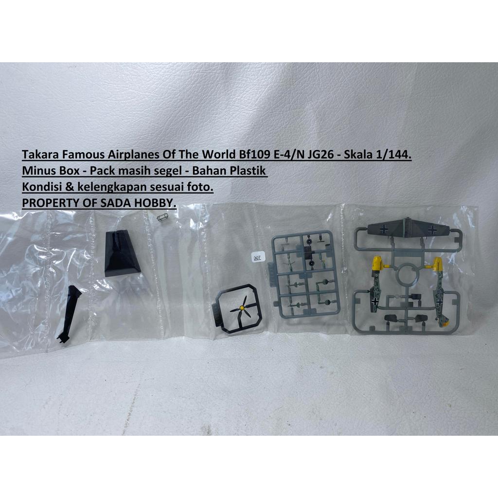 Takara Famous Airplane of The World 1/144 Messerschmitt Bf 109 E-4/N JG26 Minus Box