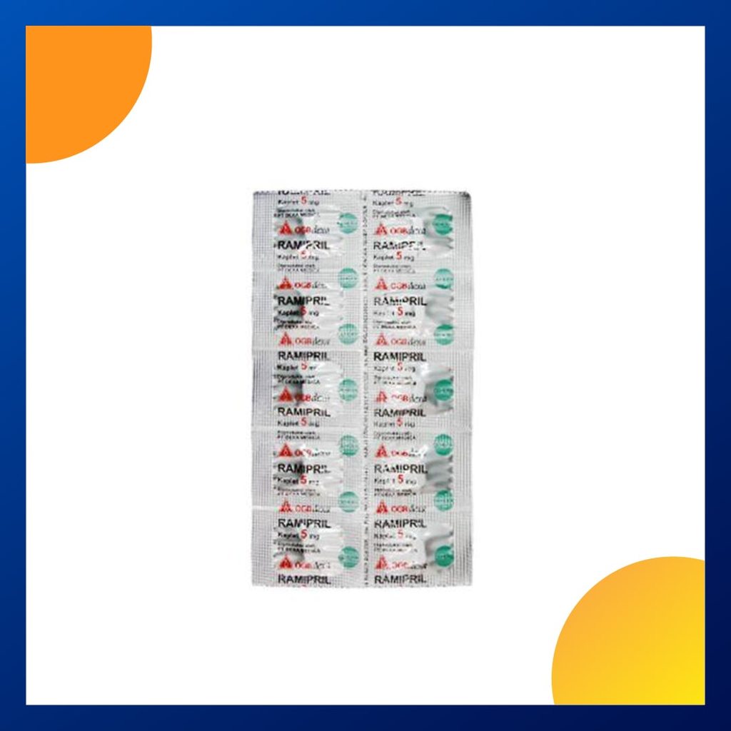 RAMIPRIL GENERIK DEXA 5 MG 1 STRIP @ 10 TABLET