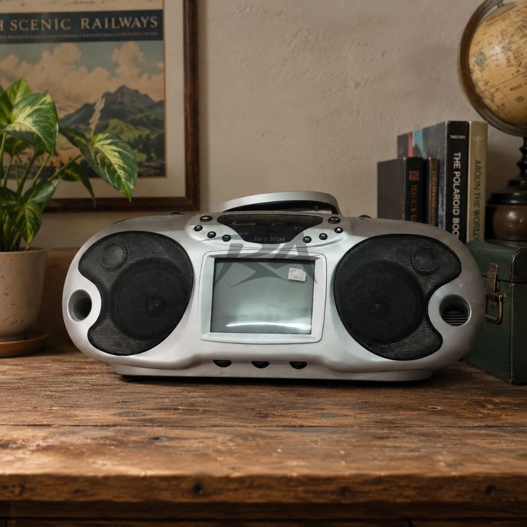 III PHILIPS RADIO BOOMBOX COMPO CASSETTE CASETTE CASSETE MP3 CD PLAYER MEMUTAR PUTAR MEMAINKAN KASET