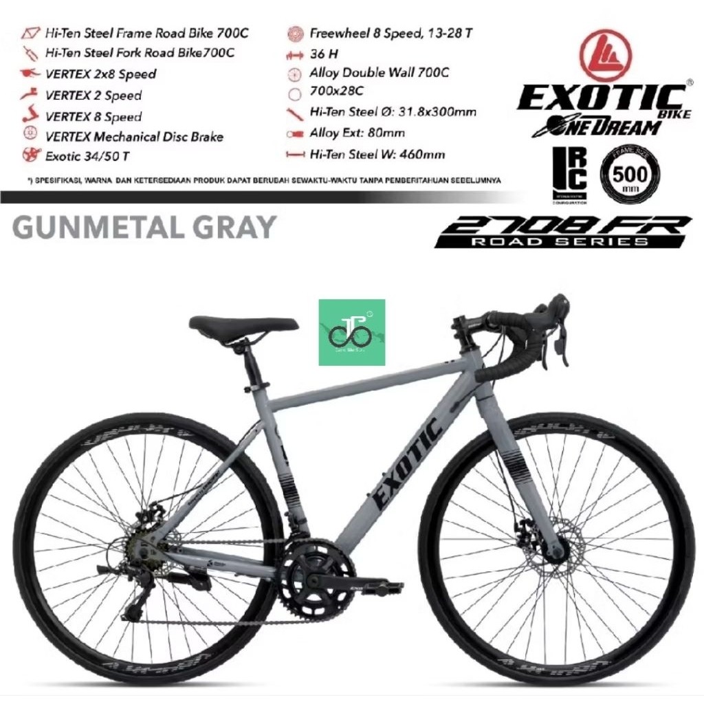 Sepeda Balap road bike 700c Exotic 2708 FR NEW (ET 2708 FR) 2708FR