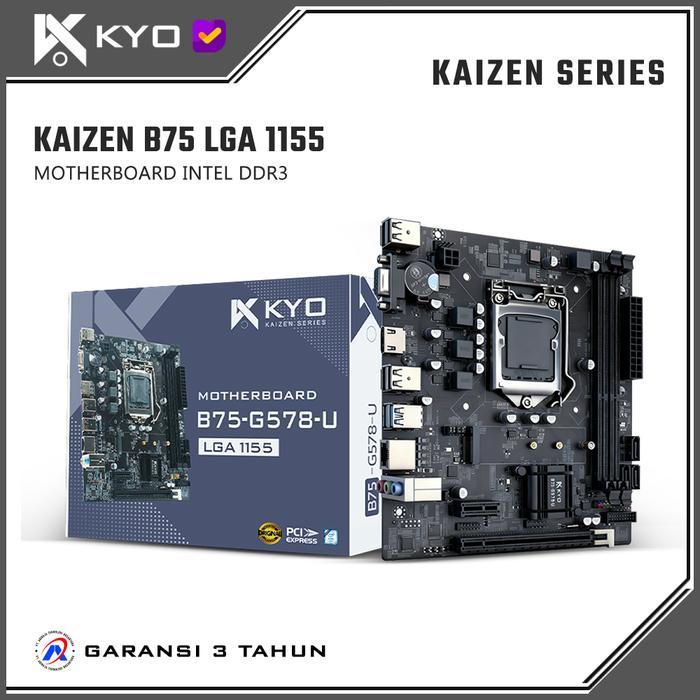 Motherboard KYO KAIZEN B75 M.2 NVME LGA1155 DDR3 B75 Mobo B75