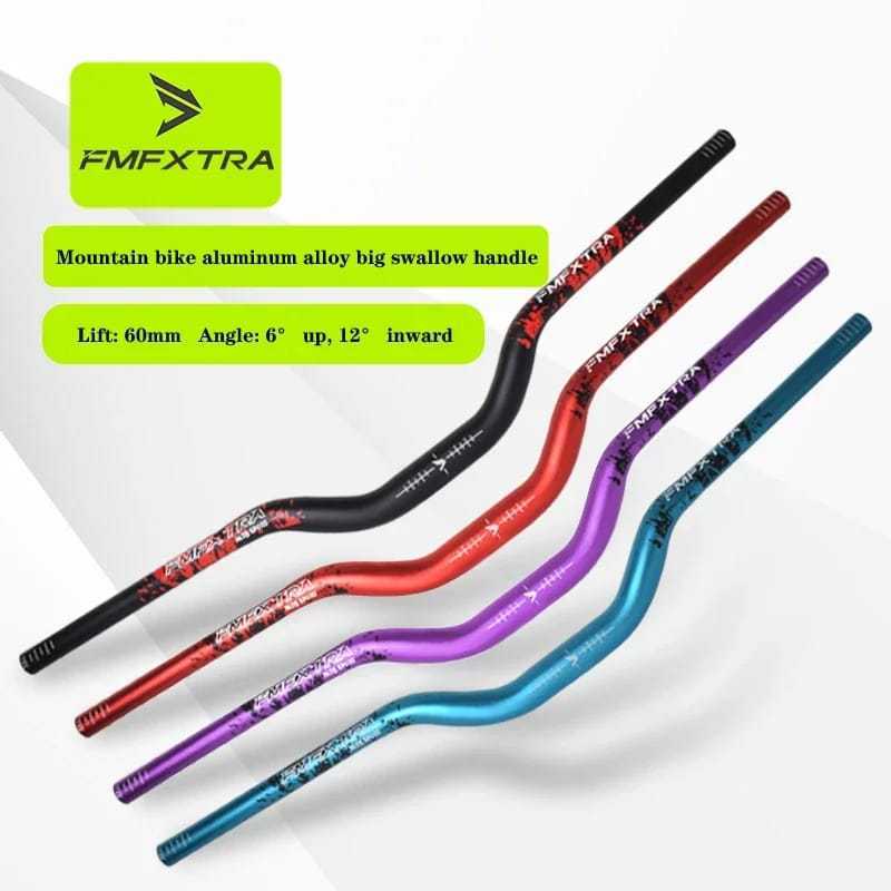 Foto FMFXTR Stang Handlebar Sepeda High inggi Rise 60mm 31.8 x 720 780 mm Alloy