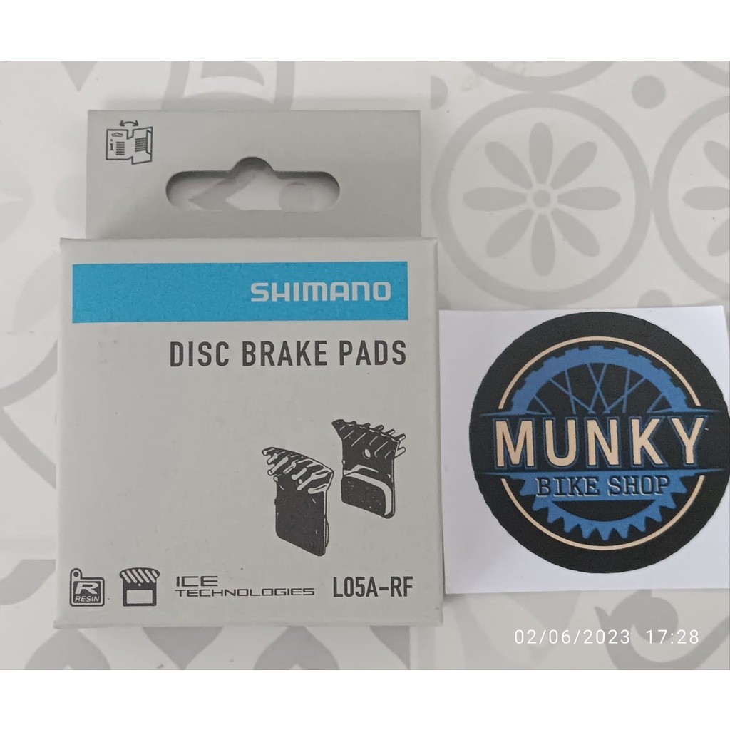 Foto Brakepad Kampas Shimano L05A RF Icetech For Dura Ace Ultegra 105 Resin L03A