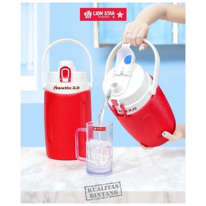 Teko porta nautic 2.0 Termos 2.0 liter lion star drink jar teko termos air dingin / panas