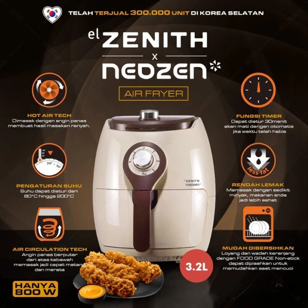 NEOZEN EL ZENITH HD-KJ2107 AIR FRYER