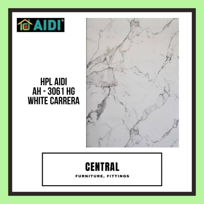 HPL AIDI AH 3061 HG - White Carrera HPL Motif Marmer