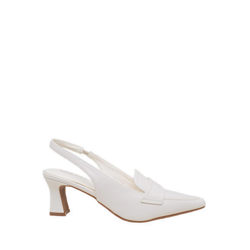 Payless Nine West Womens Albie Slingback Heels - Off White_04