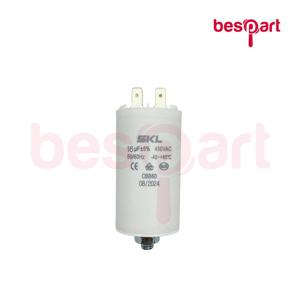 Capacitor 16uF 450V untuk Mesin Kopi Espresso / Grinder (Model Baut)