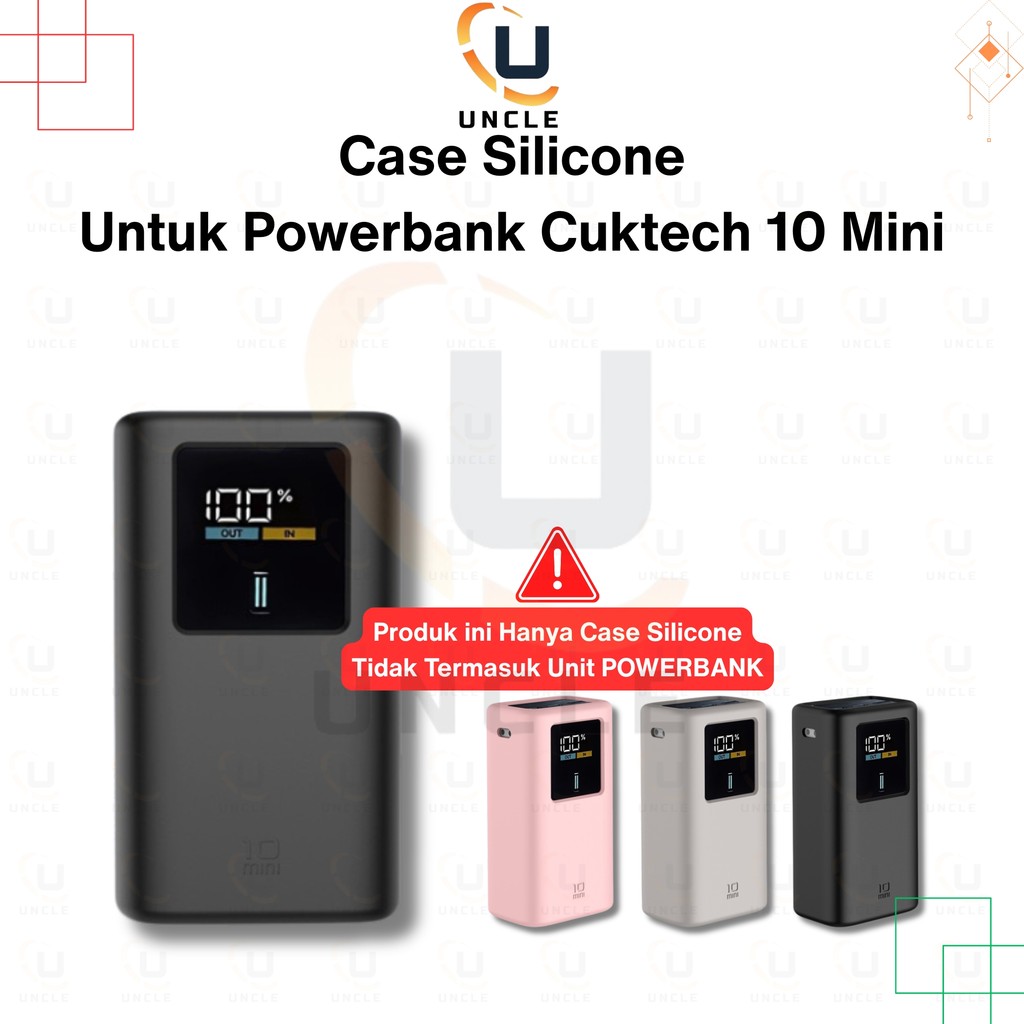Case Silicone Untuk Powerbank Cuktech 10 Mini Casing Pelindung Cuktech 10 Mini Antigores Premium
