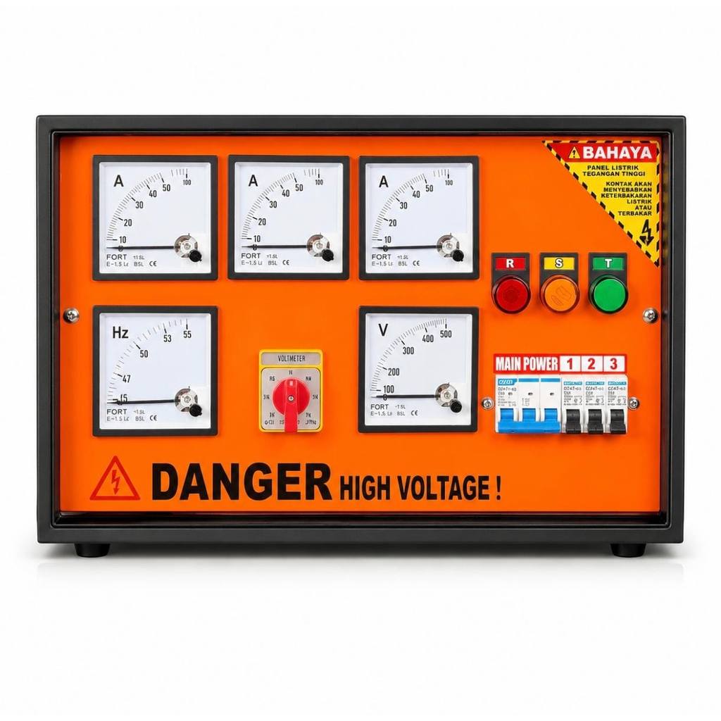 Panel Listrik 3 Phase Orange