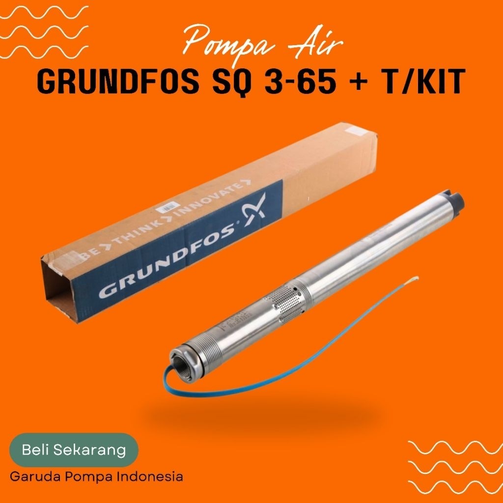 grundfos SQ 3-65 + T/kit submersible 3inch