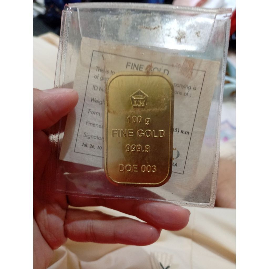 (READY STOK) Replika Emas Mas Antam 100gram Galeri 24 ubs igs (TERLARIS)