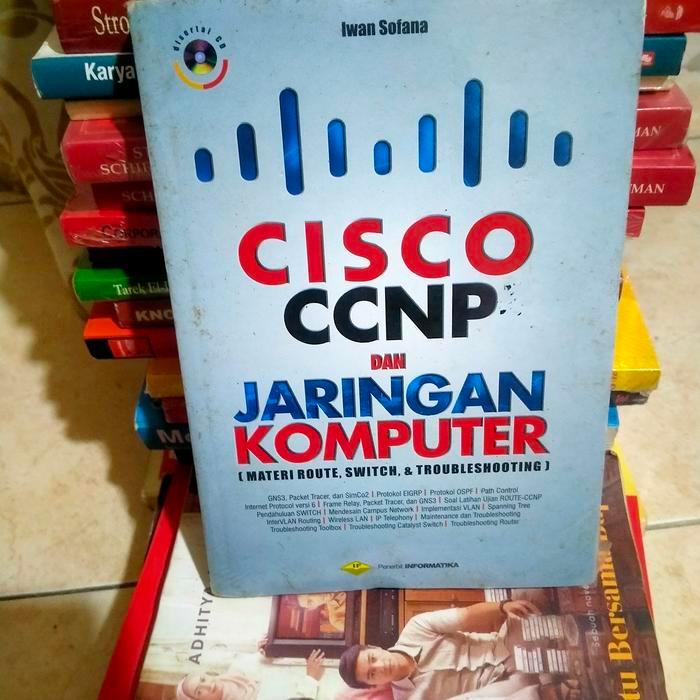 ORI CISCO CCNP DAN JARINGAN KOMPUTER BONUS CD IWAN SOFANA