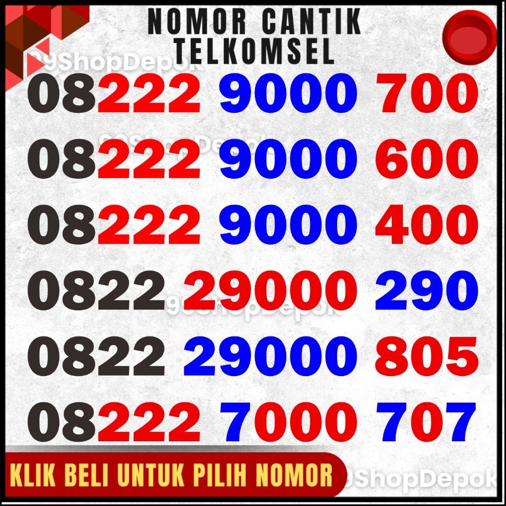 Nomor Cantik Simpati 9000, Nomer Cantik Telkomsel Simpati 4g 5g Kartu Perdana 222 9000 700 - 9000 60