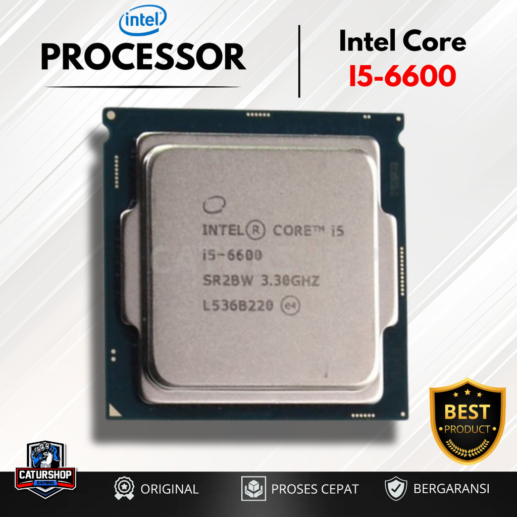 Intel Core I5-6600 3.3Ghz 4 Cores 4 Threads Tray Socket 1151 Intel Gen-6 / Cpu Intel I5 6600 / i5 ge