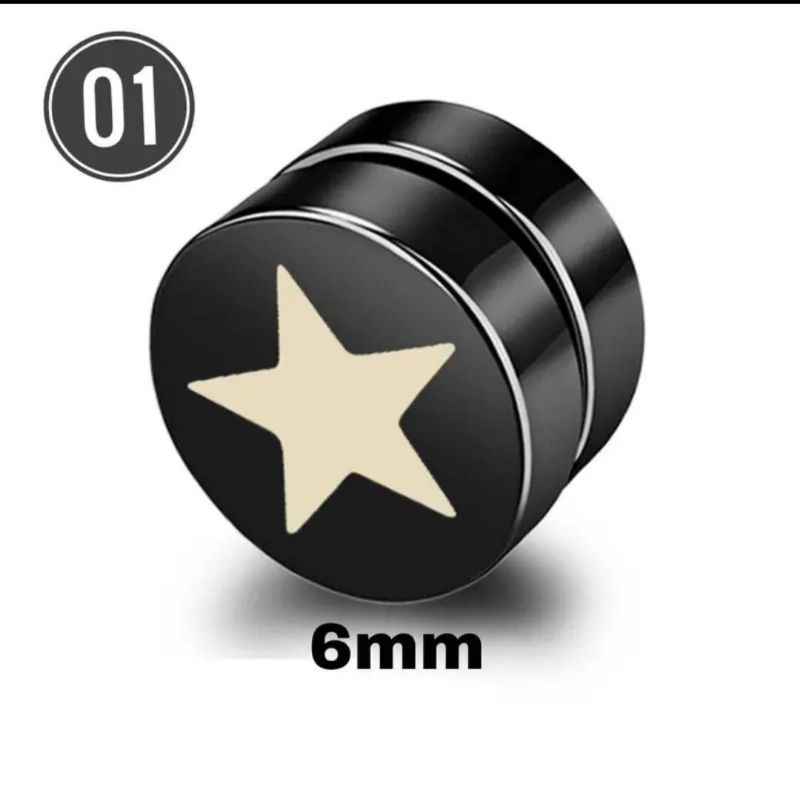 ANTING MAGNET MOTIF PREMIUM/ANTING JEPIT/ANTING MAGNET PRIA DAN WANITA