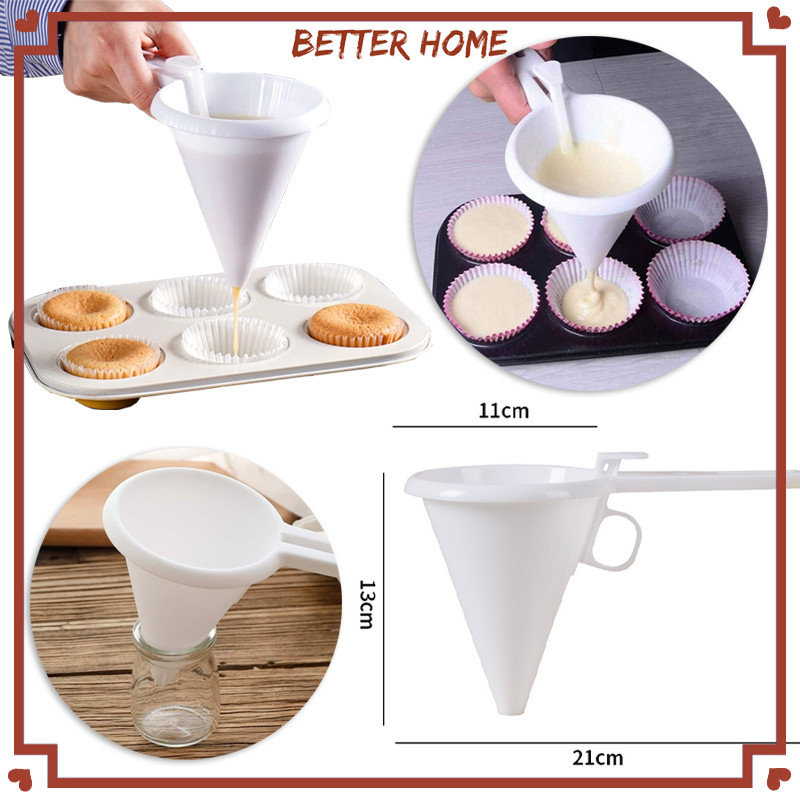 Corong krim Dispenser Adonan Kue Corong Adonan Dengan Tuas Penakar