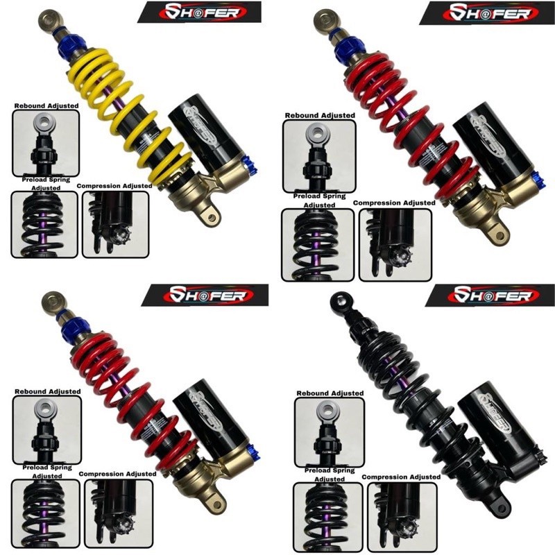 SHOCKBREAKER SHAFER TABUNG BAWAH KLIK REBOUND/KLIK KOMPRESI AKTIF SHOCK BELAKANG NMAX AEROX VARIO MI