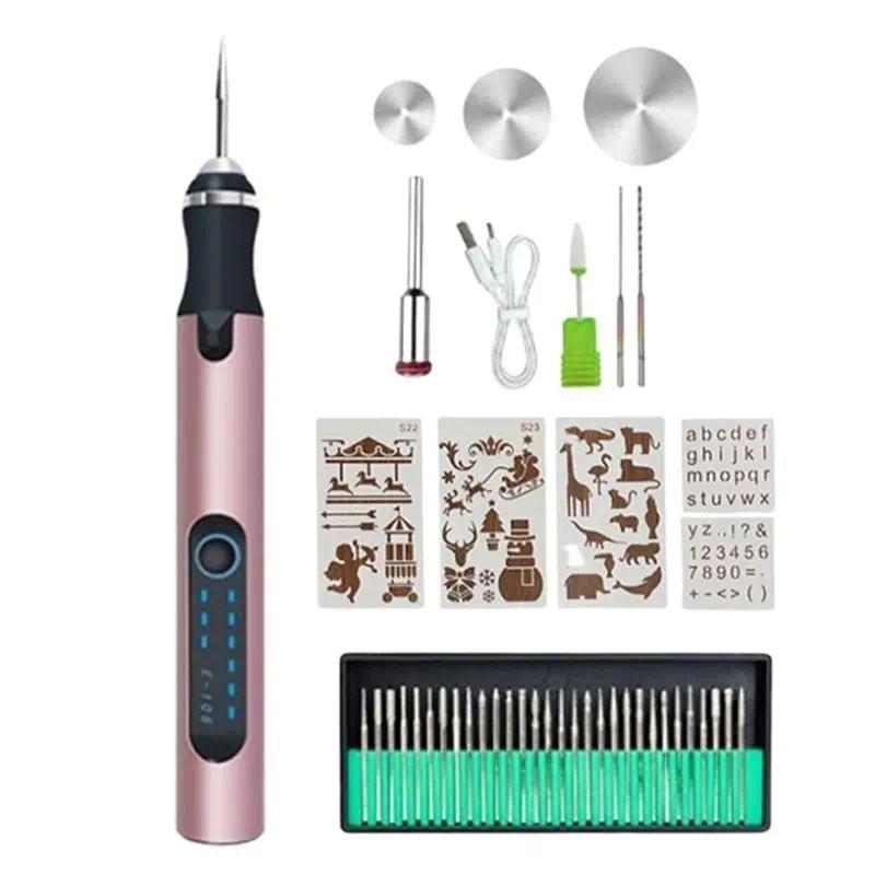 ABJN-Engraving Pen, Engraving Pen For Metal, Wood, Glass And Plastic, Professional Engraving Pen Kit