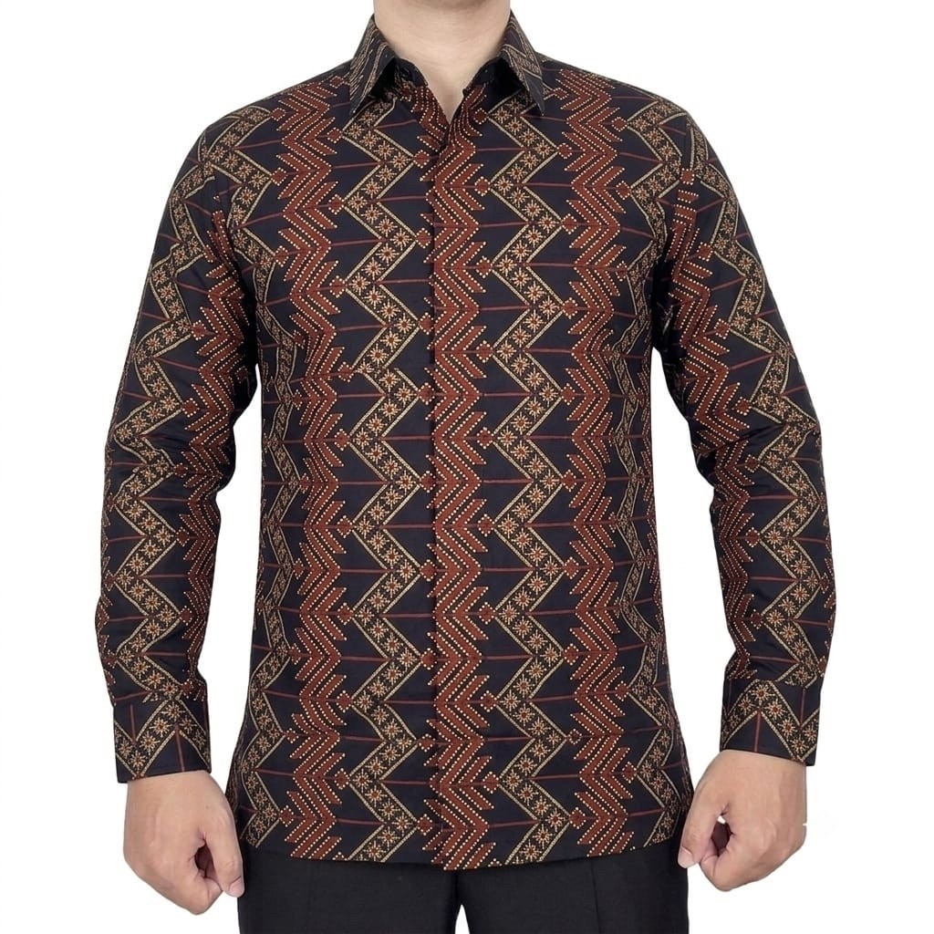 Kemeja Batik Pria Kantoran - Hanlee Batik 884