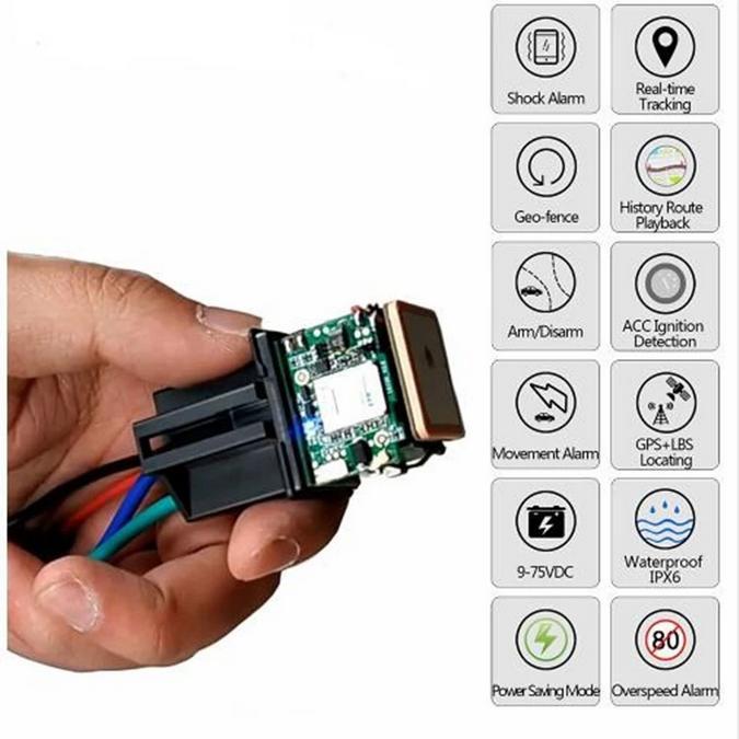 GPS Tracker Motor Relay H325 CJ720 MV720 GPS Tracking Kendaraan Real Time dengan Cut Off Mesin dan G
