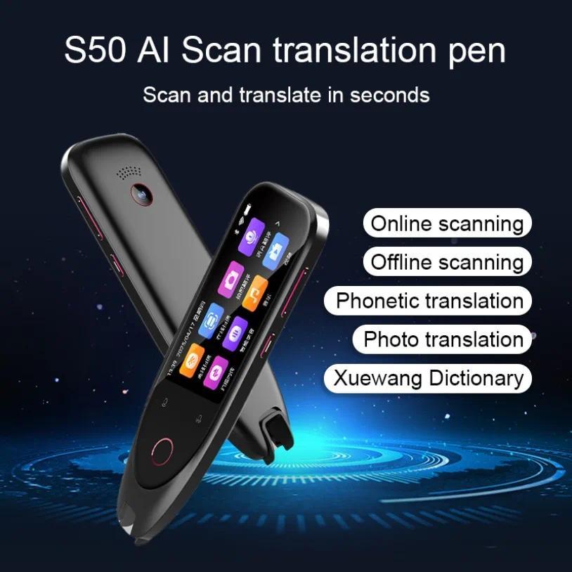 Portable Smart Scan Translation Pen 142 Language Voice Photo Translator OCR Scanner Offline ctionary