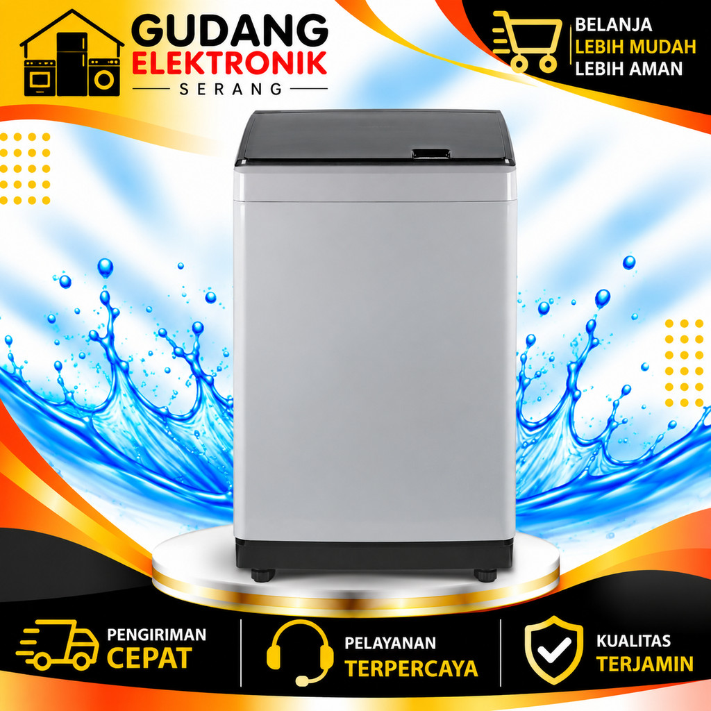 MESIN CUCI SHARP 1 TABUNG 10 KG ESM 1000T - MESIN CUCI TOP LOADING