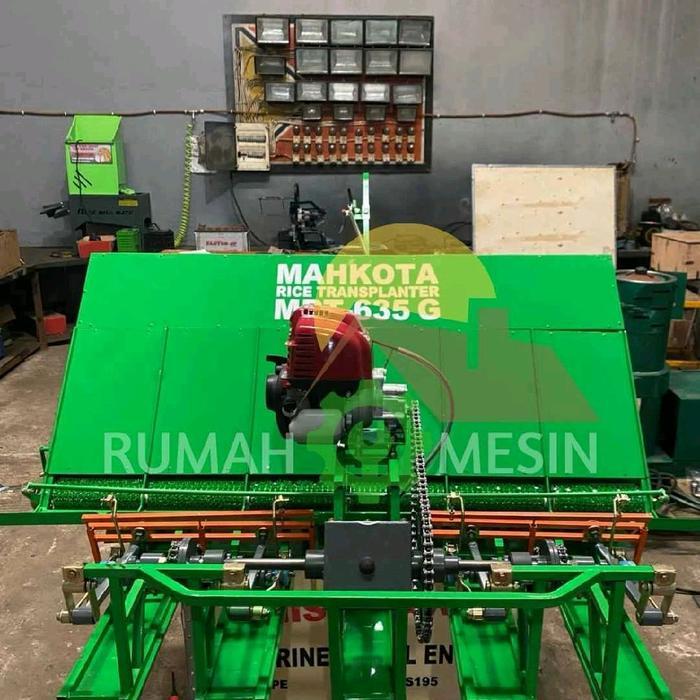 Mesin Tanam Padi Penanam Padi Rice Transplanter Mahkota MRT 635 G Mesin Tanam Padi Manual