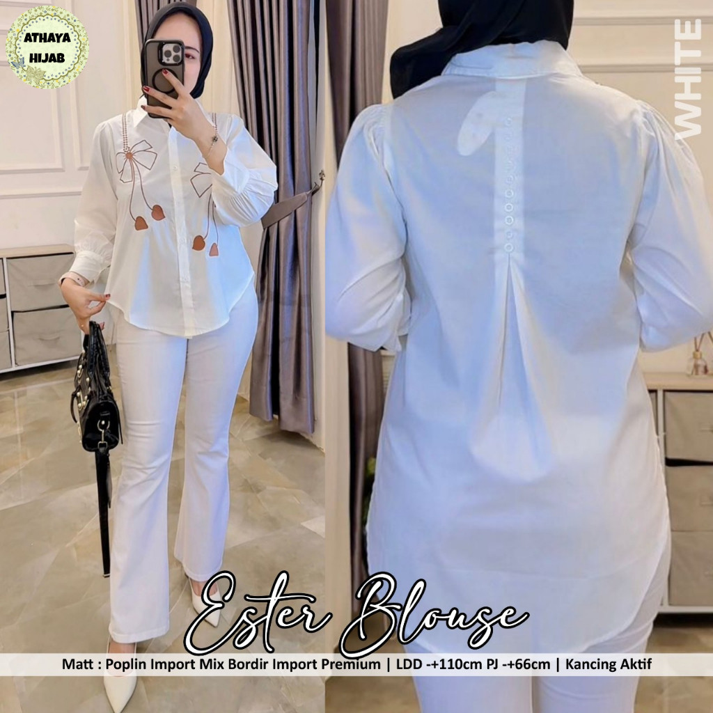 Fashion Wanita HQ  ESTER BLOUSE From AtHAYA