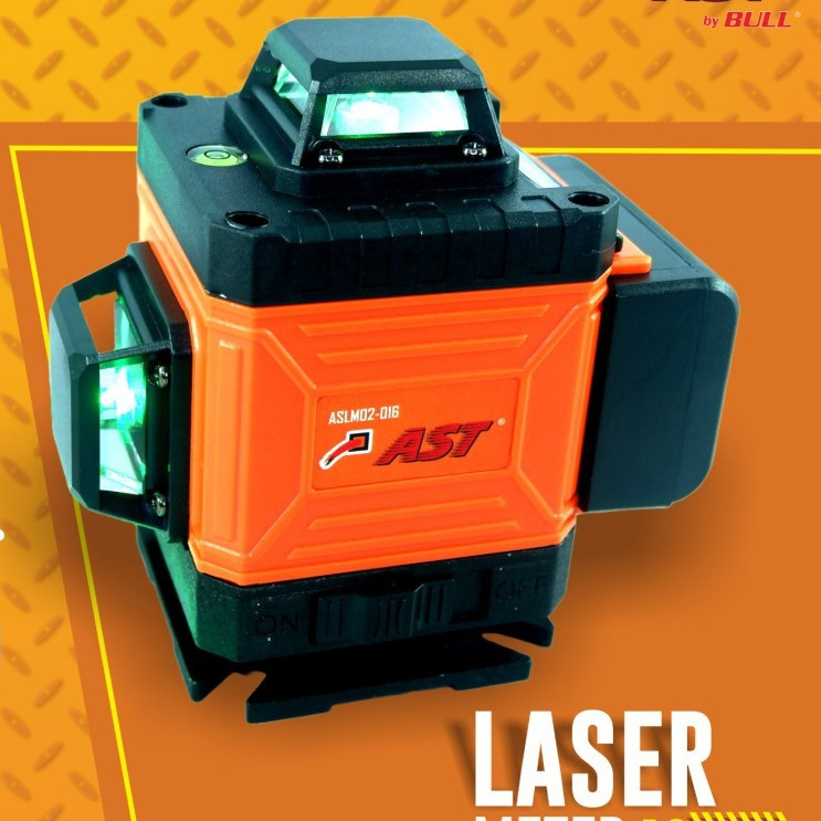 Laser Level 16 Green Line 3D Waterpass Garis Hijau Remote