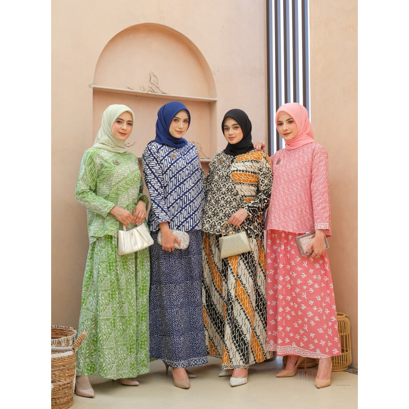 NEW JULIA SET ROK | SET BATIK | BAJU KONDANGAN | BAJU GIES | STELAN BATIK | SET WANITA | BATIK KATUN