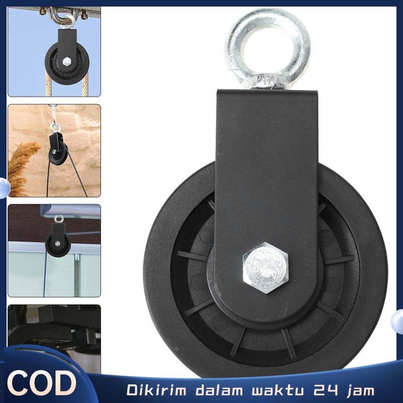 88mm Roda Katrol Bearing  Single Katrol Pulley Cable Home Gym Bearing Katrol