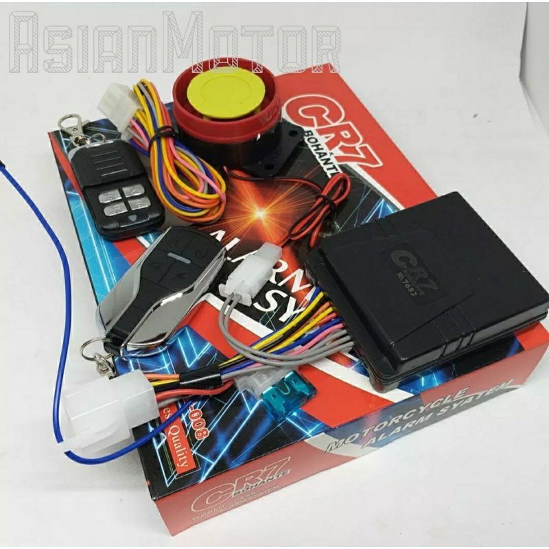 Alarm Motor System CR7 Fitur Lengkap + Cara Pasang Premium (AutoPro)